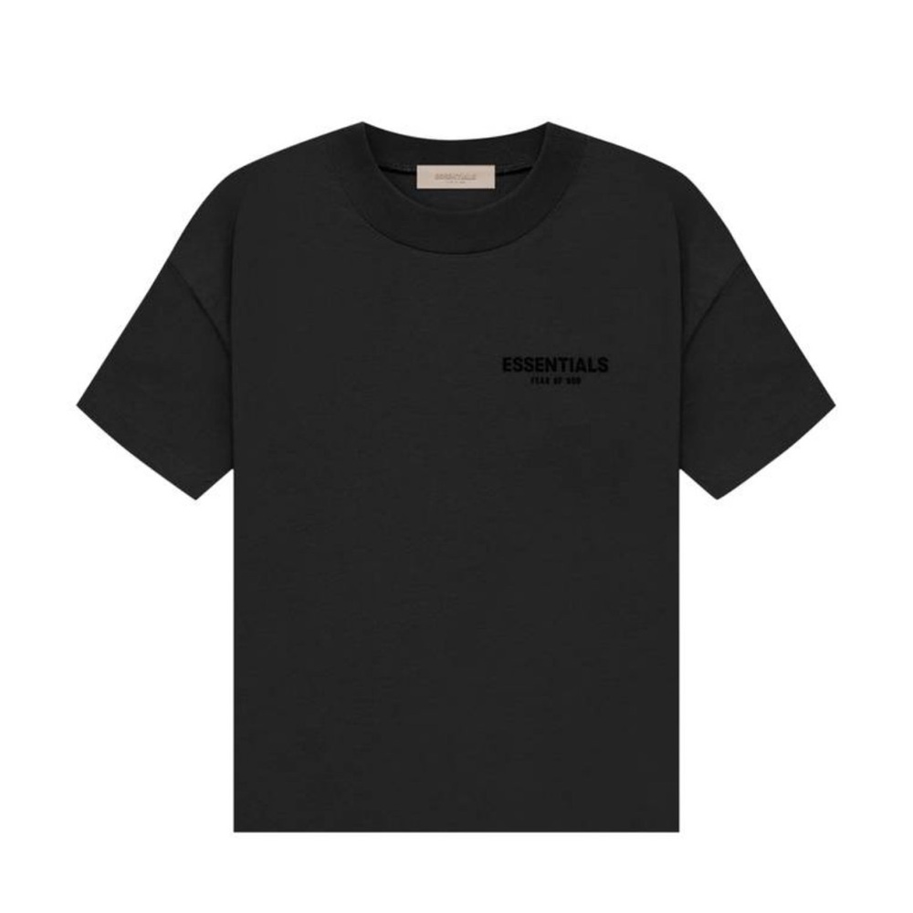 Fear of god essentials tee 2022 ‘stretch limo’ black tee - Picture 4 of 5